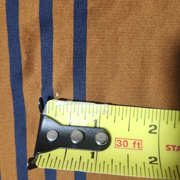 HUGO BOSS XL.Color Block Men's Shirt - Navy, Orange, and Brown - Picture 13 of 13